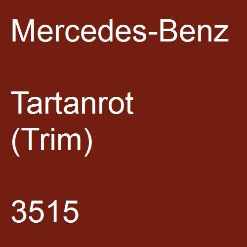 Mercedes-Benz, Tartanrot (Trim), 3515.